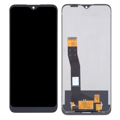 Lcd With Touch Screen For Nokia C110 Black By - Maxbhi Com