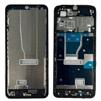Lcd Frame Middle Chassis For Vivo Y18e Black By - Maxbhi Com