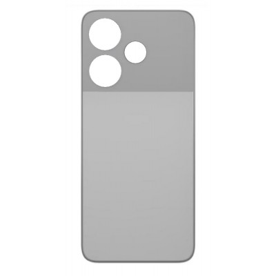 Back Panel Cover For Xiaomi Poco M6 Plus 5g Silver - Maxbhi Com