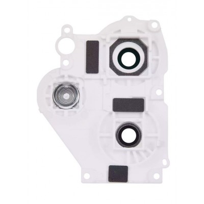 Camera Lens Glass With Frame For Xiaomi Redmi Note 12r 5g White By - Maxbhi Com