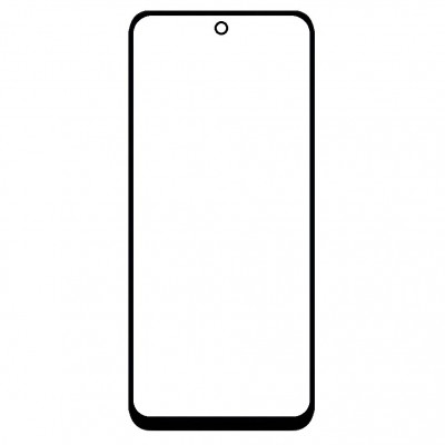 Replacement Front Glass For Xiaomi Poco M6 Plus 5g White By - Maxbhi Com