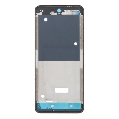 Lcd Frame Middle Chassis For Motorola Moto E22s Black By - Maxbhi Com