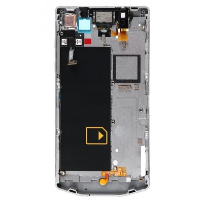Lcd Frame Middle Chassis For Blackberry Porsche Design P9982 Silver By - Maxbhi Com