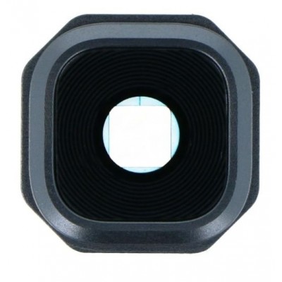 Camera Lens Glass With Frame For Samsung Galaxy A9 2016 Black By - Maxbhi Com