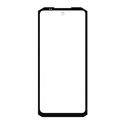 Replacement Front Glass For Ulefone Armor 27 Pro Black By - Maxbhi Com