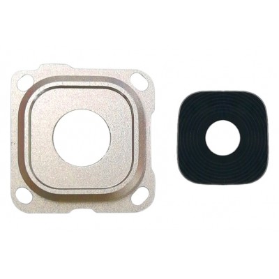 Camera Lens Glass With Frame For Samsung Galaxy A8 2016 Gold By - Maxbhi Com