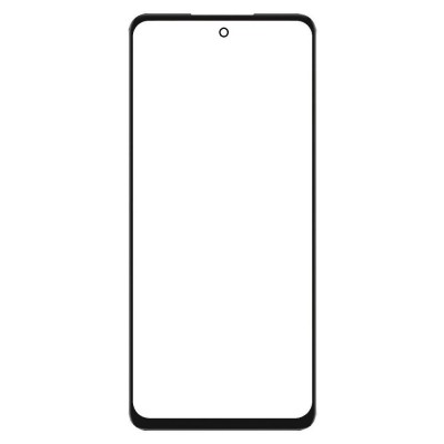 Replacement Front Glass For Oppo A3 5g Black By - Maxbhi Com