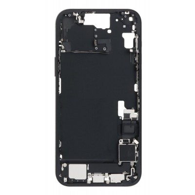 Lcd Frame Middle Chassis For Apple Iphone 15 Plus Black By - Maxbhi Com