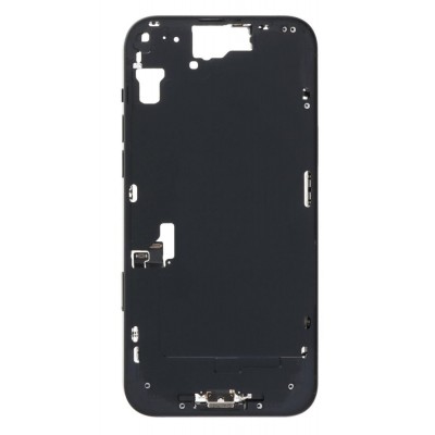 Lcd Frame Middle Chassis For Apple Iphone 15 Black By - Maxbhi Com