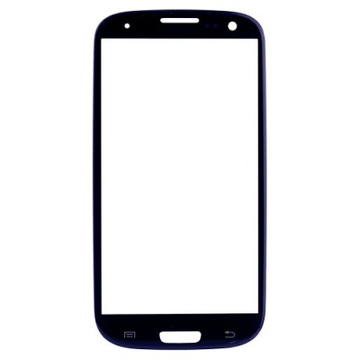 Replacement Front Glass For Samsung Galaxy S Iii I747 Blue By - Maxbhi Com