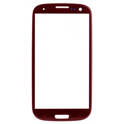 Replacement Front Glass For Samsung Galaxy S Iii I747 Red By - Maxbhi Com