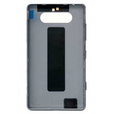 Back Panel Cover For Nokia Lumia 820 Grey - Maxbhi Com