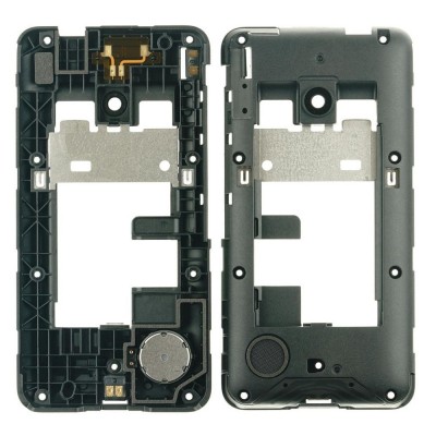 Middle Frame Ring Only For Nokia Lumia 530 Grey By - Maxbhi Com