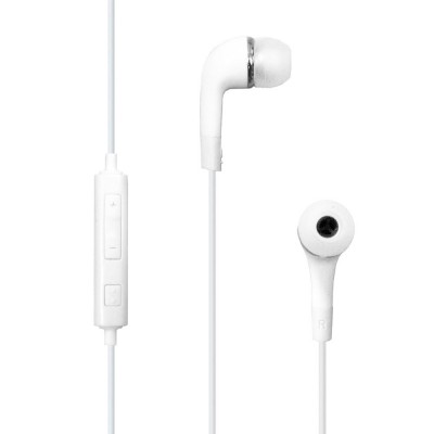 Earphone for Lava Spark Candy - Handsfree, In-Ear Headphone, White