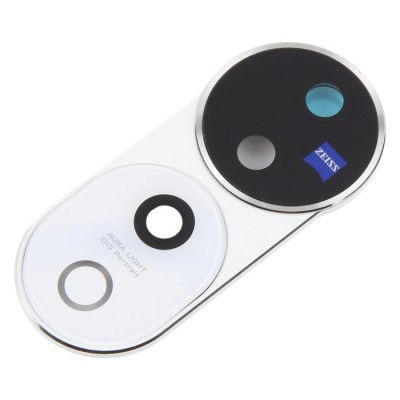 Camera Lens Glass With Frame For Vivo V40 Pro White By - Maxbhi Com