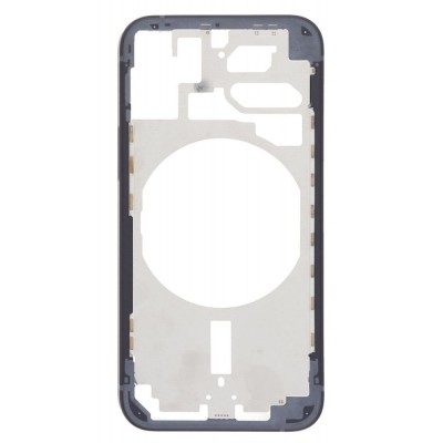 Lcd Frame Middle Chassis For Apple Iphone 12 Mini Black By - Maxbhi Com