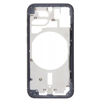 Lcd Frame Middle Chassis For Apple Iphone 12 Mini Black By - Maxbhi Com