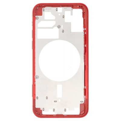 Lcd Frame Middle Chassis For Apple Iphone 12 Red By - Maxbhi Com