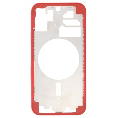 Lcd Frame Middle Chassis For Apple Iphone 12 Red By - Maxbhi Com