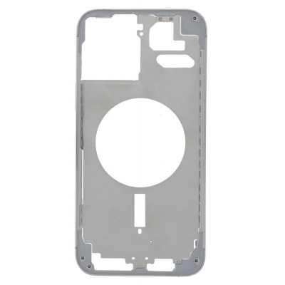 Lcd Frame Middle Chassis For Apple Iphone 13 Pro Max White By - Maxbhi Com