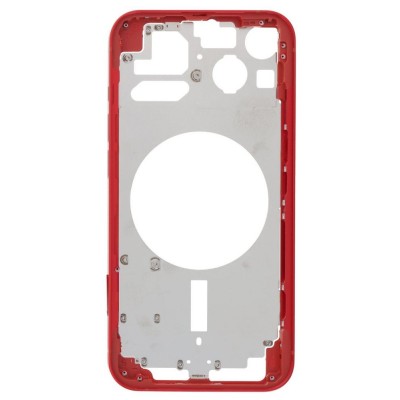 Lcd Frame Middle Chassis For Apple Iphone 13 Red By - Maxbhi Com