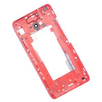 Middle Frame Ring Only For Htc One Max Red By - Maxbhi Com