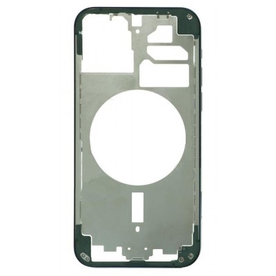 Lcd Frame Middle Chassis For Apple Iphone 12 Pro Blue By - Maxbhi Com