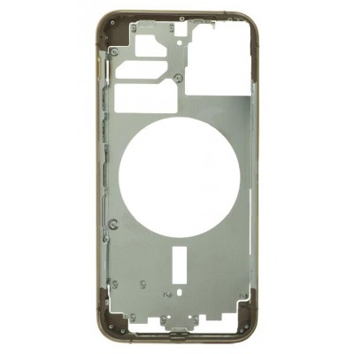 Lcd Frame Middle Chassis For Apple Iphone 12 Pro Gold By - Maxbhi Com