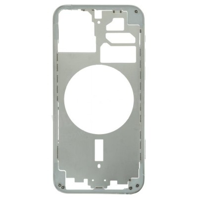 Lcd Frame Middle Chassis For Apple Iphone 12 Pro White By - Maxbhi Com