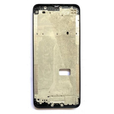 Lcd Frame Middle Chassis For Realme Narzo 30a Black By - Maxbhi Com