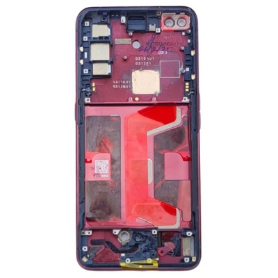 Lcd Frame Middle Chassis For Realme X50 Pro 5g Red By - Maxbhi Com