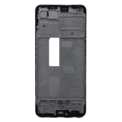 Lcd Frame Middle Chassis For Oppo F19 White By - Maxbhi Com