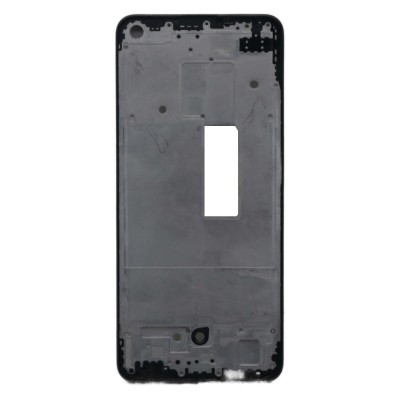 Lcd Frame Middle Chassis For Oppo F19 White By - Maxbhi Com