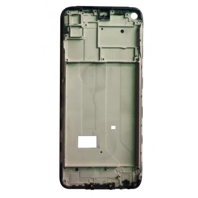 Lcd Frame Middle Chassis For Vivo Y30 Black By - Maxbhi Com