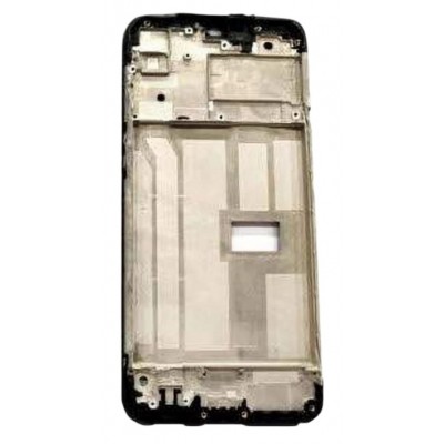 Lcd Frame Middle Chassis For Realme Narzo 10a Black By - Maxbhi Com