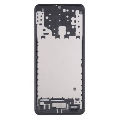 Lcd Frame Middle Chassis For Samsung Galaxy M02 Black By - Maxbhi Com