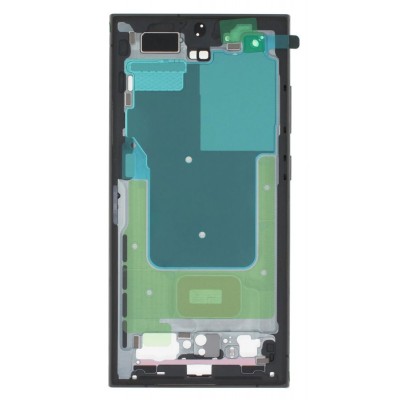 Lcd Frame Middle Chassis For Samsung Galaxy S24 Ultra 5g Black By - Maxbhi Com