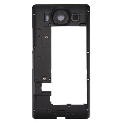 Middle Frame Ring Only For Microsoft Lumia 950 Dual Sim White By - Maxbhi Com