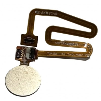 Fingerprint Sensor Flex Cable For Alcatel 1v 2020 Black By - Maxbhi Com