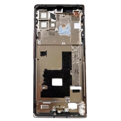 Lcd Frame Middle Chassis For Zte Nubia Z30 Pro Black By - Maxbhi Com