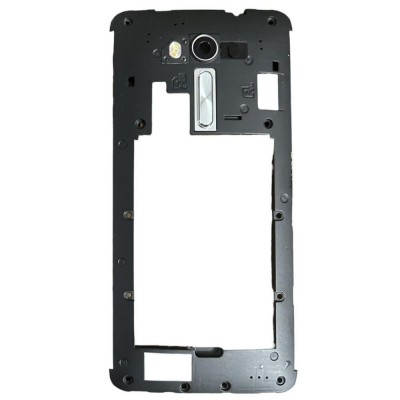 Middle Frame Ring Only For Asus Zenfone 2 Laser Ze550kl Silver By - Maxbhi Com