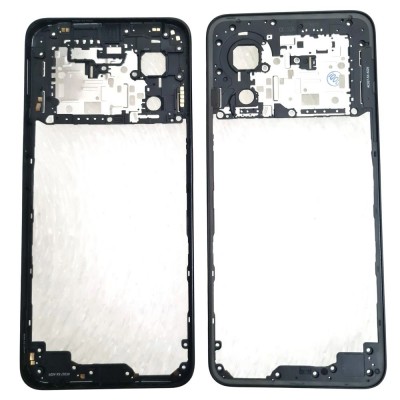 Middle Frame Ring Only For Oppo A57e Black By - Maxbhi Com