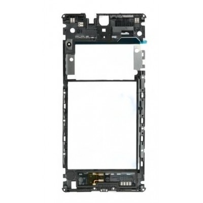 Middle Frame Ring Only For Sony Xperia C5 Ultra Dual Black By - Maxbhi Com