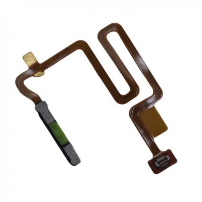 Fingerprint Sensor Flex Cable For Oppo A57e Black By - Maxbhi Com