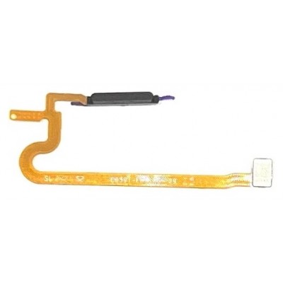 Fingerprint Sensor Flex Cable For Vivo Y18 India Black By - Maxbhi Com