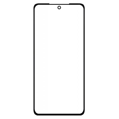 Replacement Front Glass For Hmd Skyline Black By - Maxbhi Com