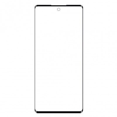 Replacement Front Glass For Infinix Zero 40 4g Black By - Maxbhi Com