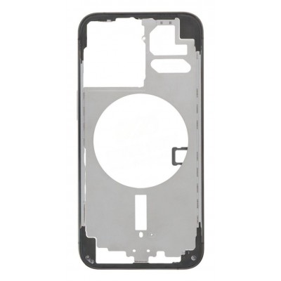 Lcd Frame Middle Chassis For Apple Iphone 13 Pro Black By - Maxbhi Com