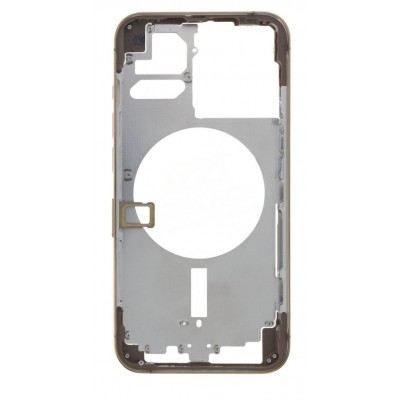Lcd Frame Middle Chassis For Apple Iphone 13 Pro Gold By - Maxbhi Com