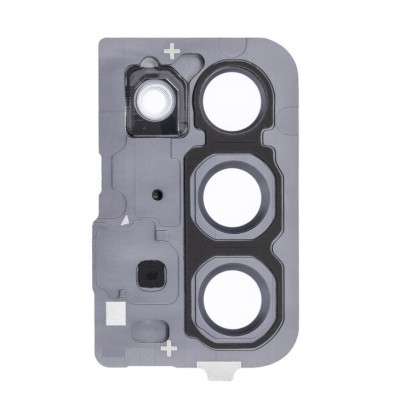 Camera Lens Glass With Frame For Samsung Galaxy Note 20 Black By - Maxbhi Com